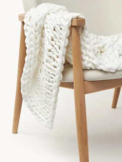 Coperta a maglia grossa fatta a mano Adyna