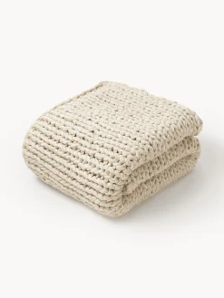 Coperta a maglia grossa fatta a mano Adyna
