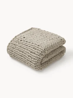 Coperta a maglia grossa fatta a mano Adyna