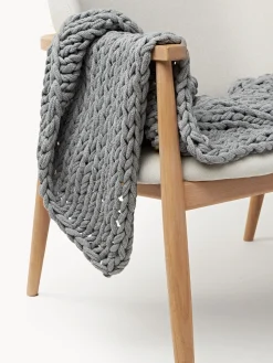 Coperta a maglia grossa fatta a mano Adyna