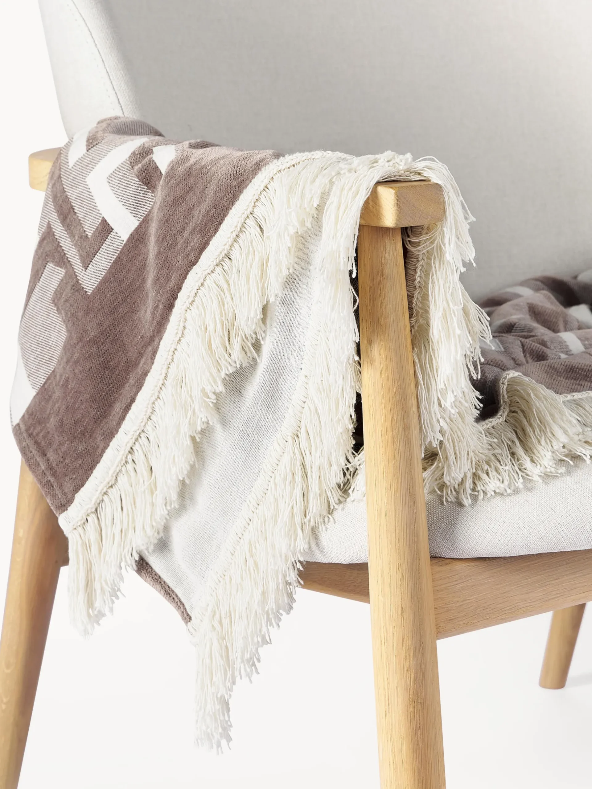 Coperta con finitura a frange Fran