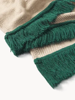 Coperta con motivo a spina di pesce Agatha