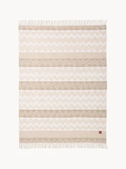 Coperta con motivo a zig-zag Gessetti