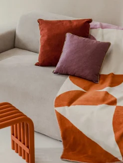 Coperta con motivo geometrico Tul