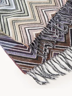 Coperta con motivo zig-zag Perseo
