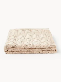 Coperta in cotone a maglia Vera