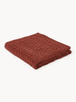 Coperta in cotone a maglia Vera