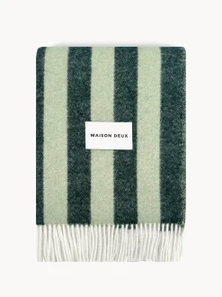 Coperta in lana a righe Candy Wrap