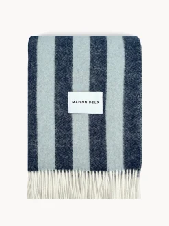 Coperta in lana a righe Candy Wrap