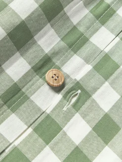 Copripiumino in cotone a quadri Nels