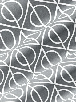 Copripiumino in cotone con stampa geometrica Jella