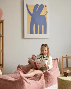 Cuscino da pavimento per bambini in teddy Sugar