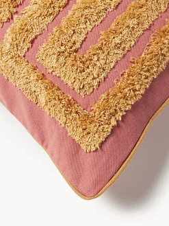 Cuscino fatto a mano con decorazione capitonnè Cleo