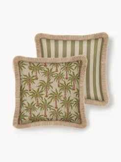 Cuscino reversibile da esterno fatto a mano Laura