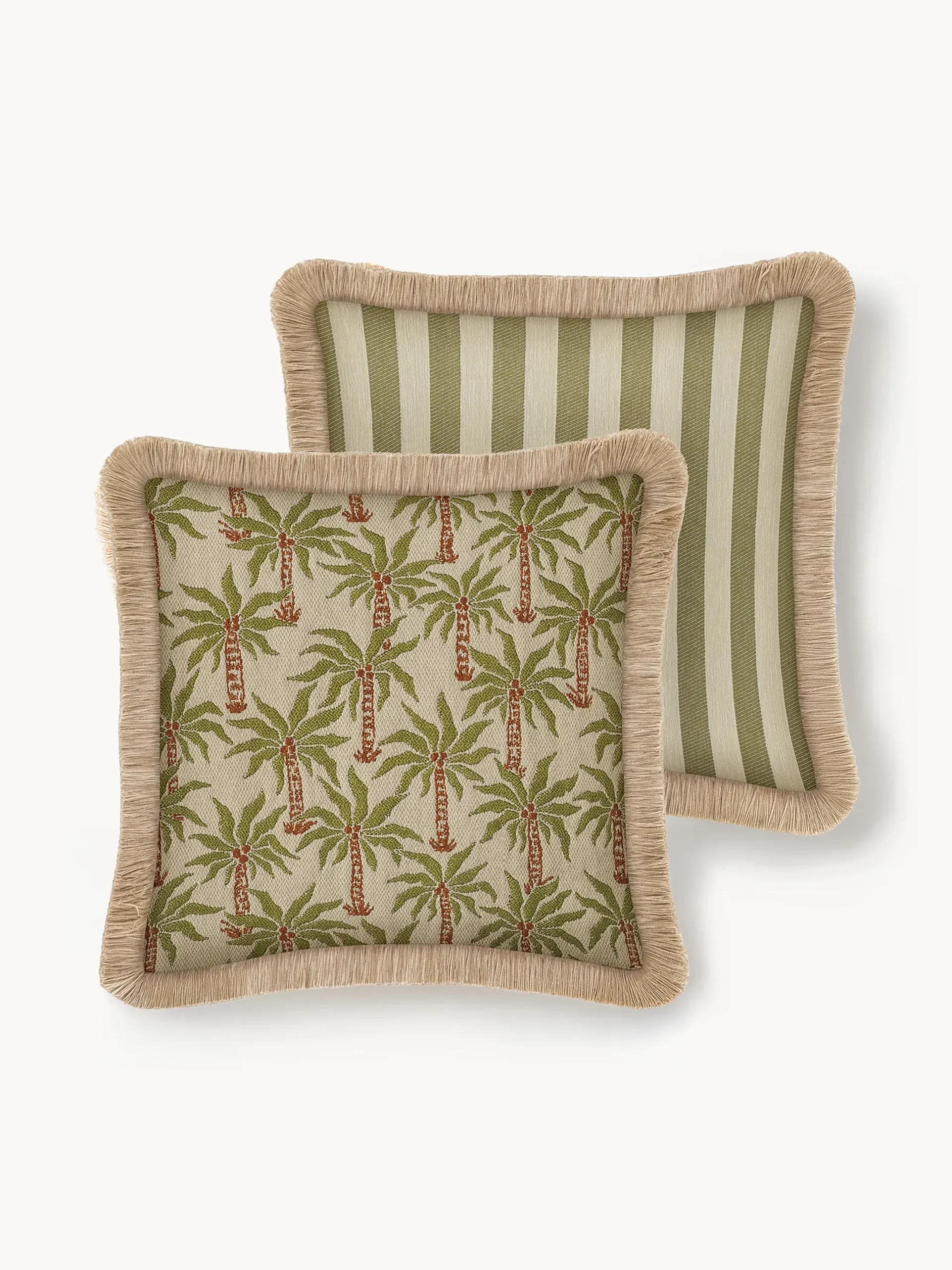 Cuscino reversibile da esterno fatto a mano Laura