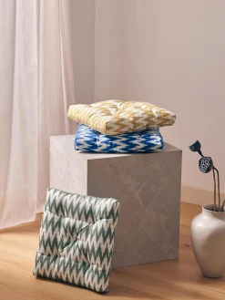 Cuscino sedia da esterno con motivo ikat Maillot