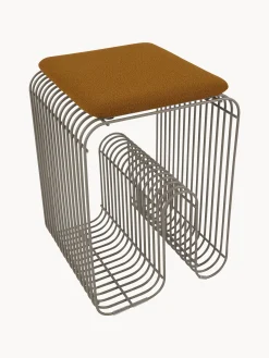 Cuscino seduta per sgabello in bouclé Curva
