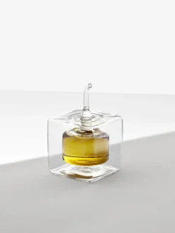 Dispenser aceto e olio in vetro borosilicato fatto a mano Cube
