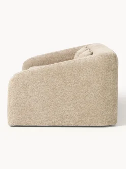 Divano letto 3 posti in teddy-bouclé Eliot