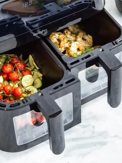 Friggitrice ad aria con due scomparti Bistro