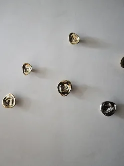 Gancio da parete fatto a mano Ripple