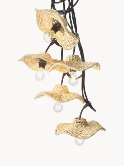 Ghirlanda luminosa da esterno in rafia Tali, 650 cm