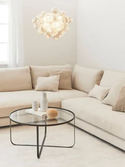 Lampada a sospensione a LED in vetro soffiato Gross