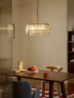 Lampada a sospensione grande in vetro Cersei