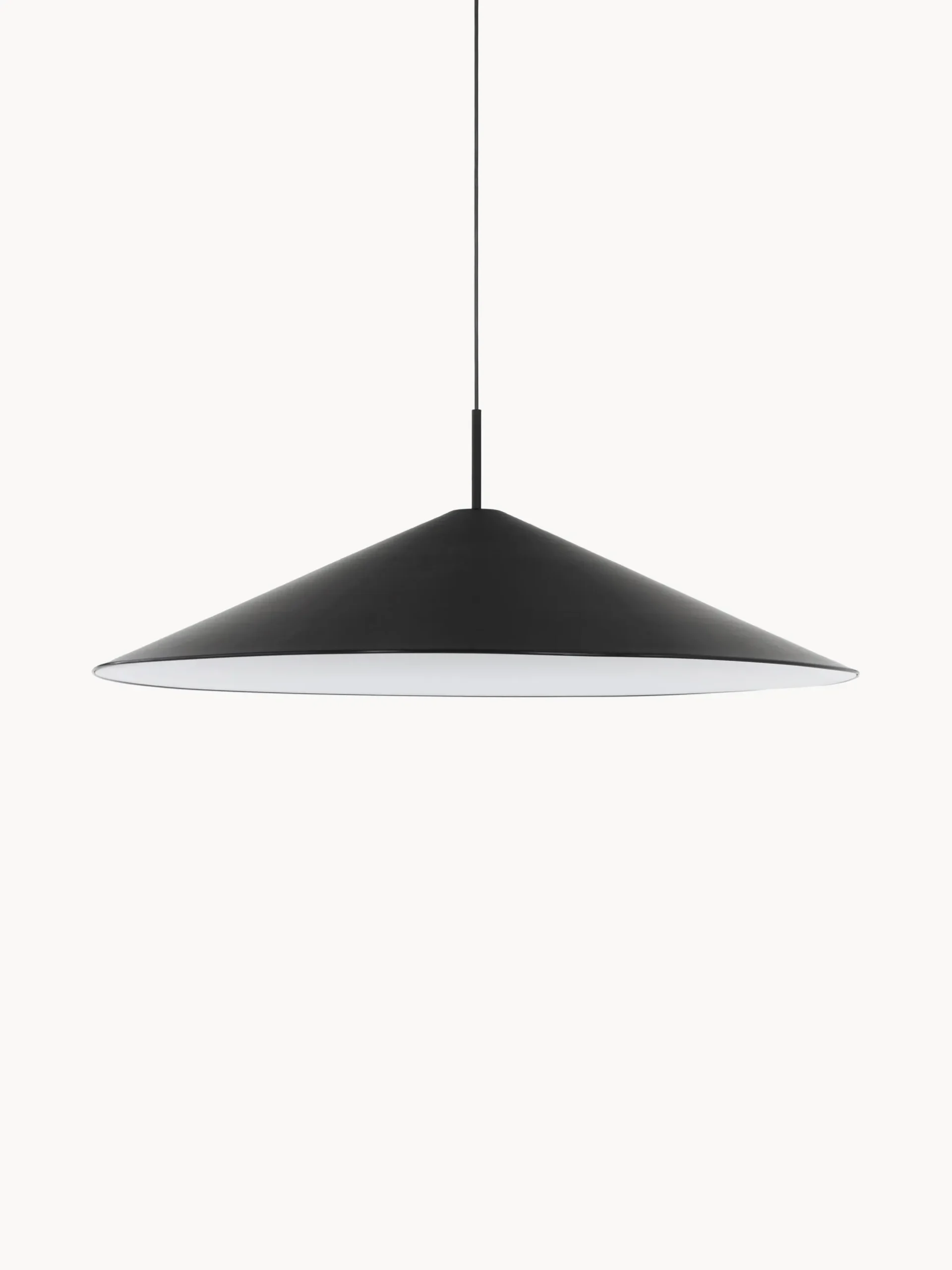 Lampada a sospensione grande con luce regolabile Brolly, Ø 90 cm