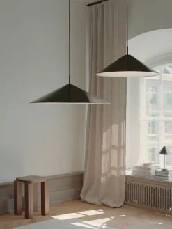 Lampada a sospensione grande con luce regolabile Brolly, Ø 90 cm
