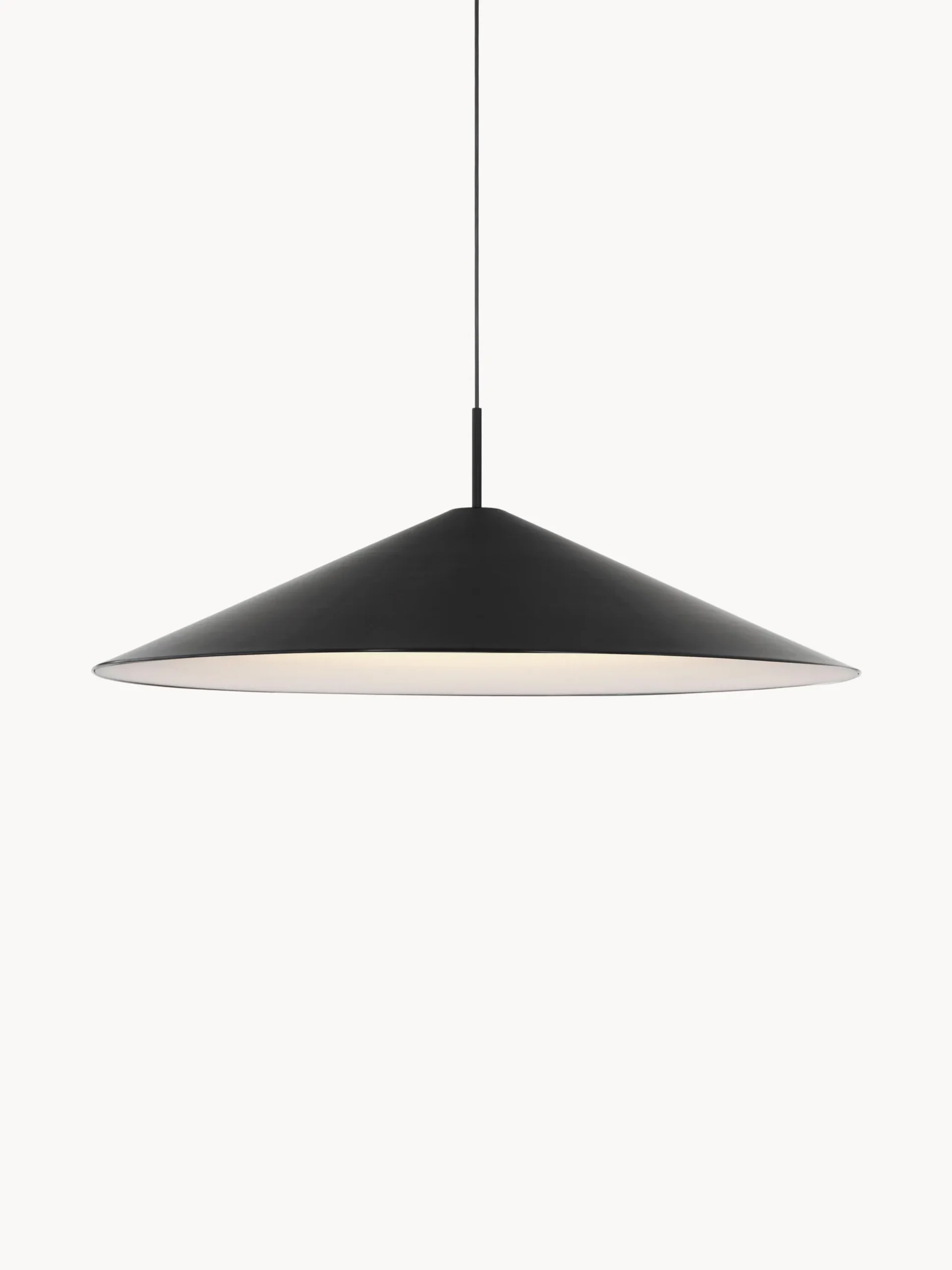 Lampada a sospensione grande con luce regolabile Brolly, Ø 90 cm