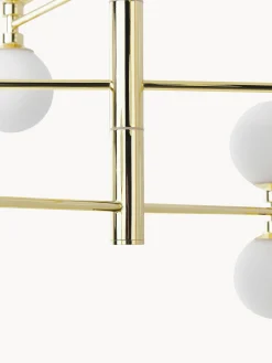 Lampada a sospensione grande con sfere in vetro opale Grover