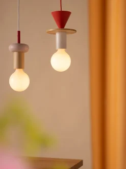 Lampada a sospensione piccola con luce regolabile fatta a mano Junit