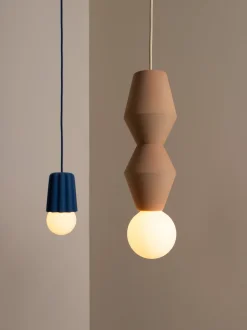 Lampada a sospensione piccola fatta a mano con luce regolabile STUCCO No. 1