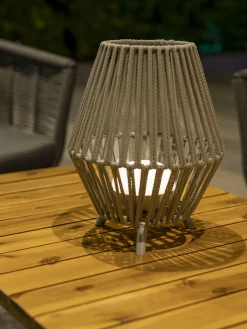 Lampada da esterno portatile a LED Conta, luce regolabile