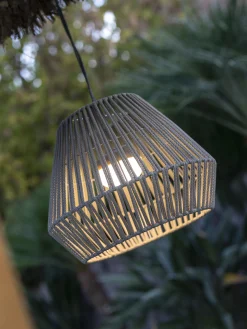 Lampada da esterno portatile a LED Conta, luce regolabile