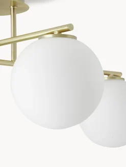Lampada da soffitto in vetro opale Atlanta