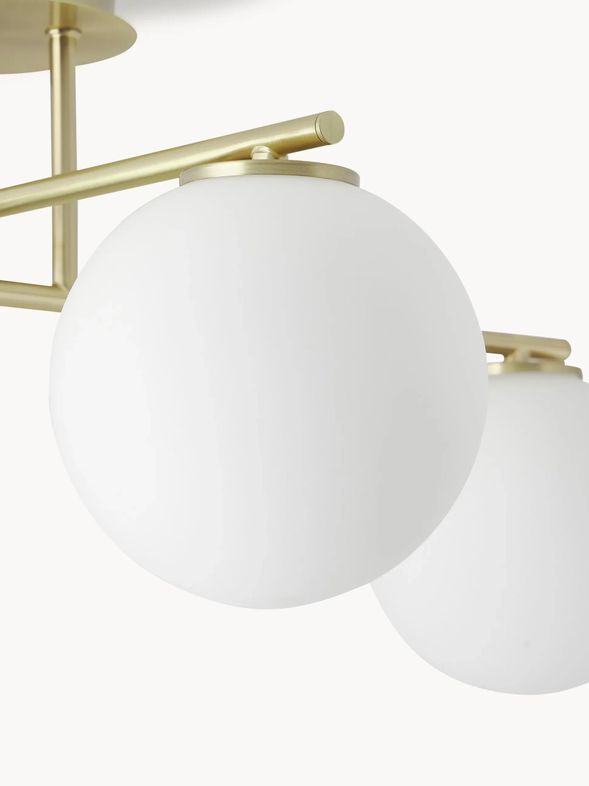Lampada da soffitto in vetro opale Atlanta