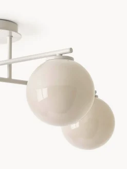 Lampada da soffitto in vetro opale Atlanta