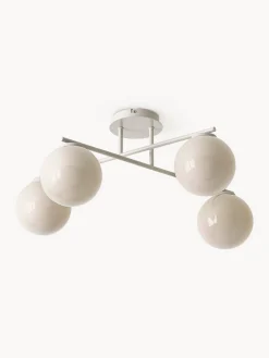 Lampada da soffitto in vetro opale Atlanta