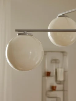 Lampada da soffitto in vetro opale Atlanta