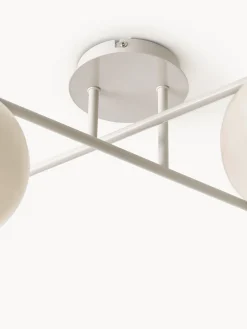 Lampada da soffitto in vetro opale Atlanta