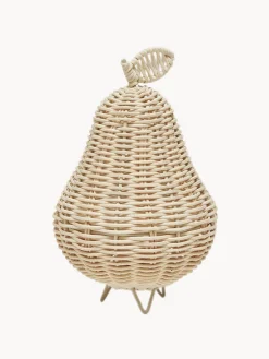 Lampada da tavolo in rattan fatta a mano Pear