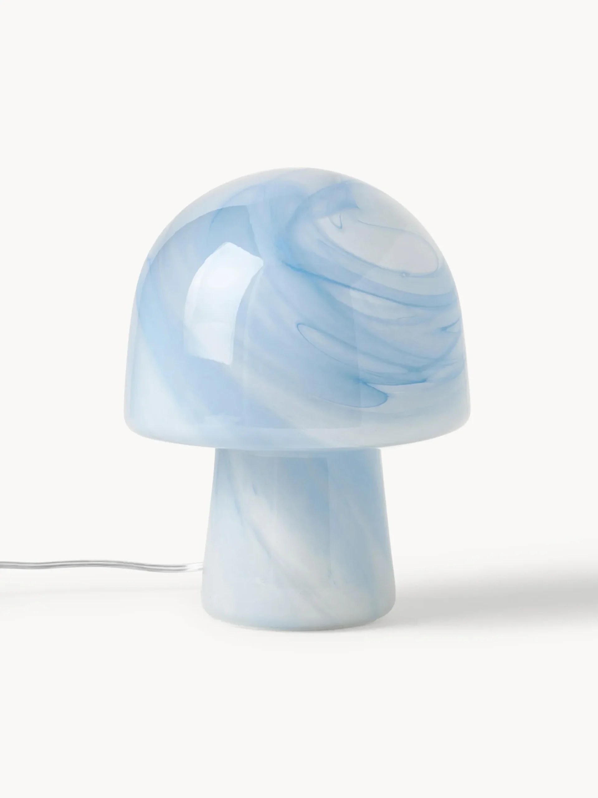 Lampada da tavolo piccola effetto marmo Talia