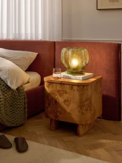 Lampada da tavolo piccola in vetro Umali