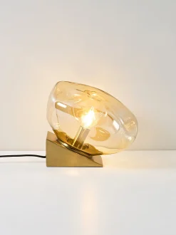 Lampada da tavolo piccola in vetro Amora
