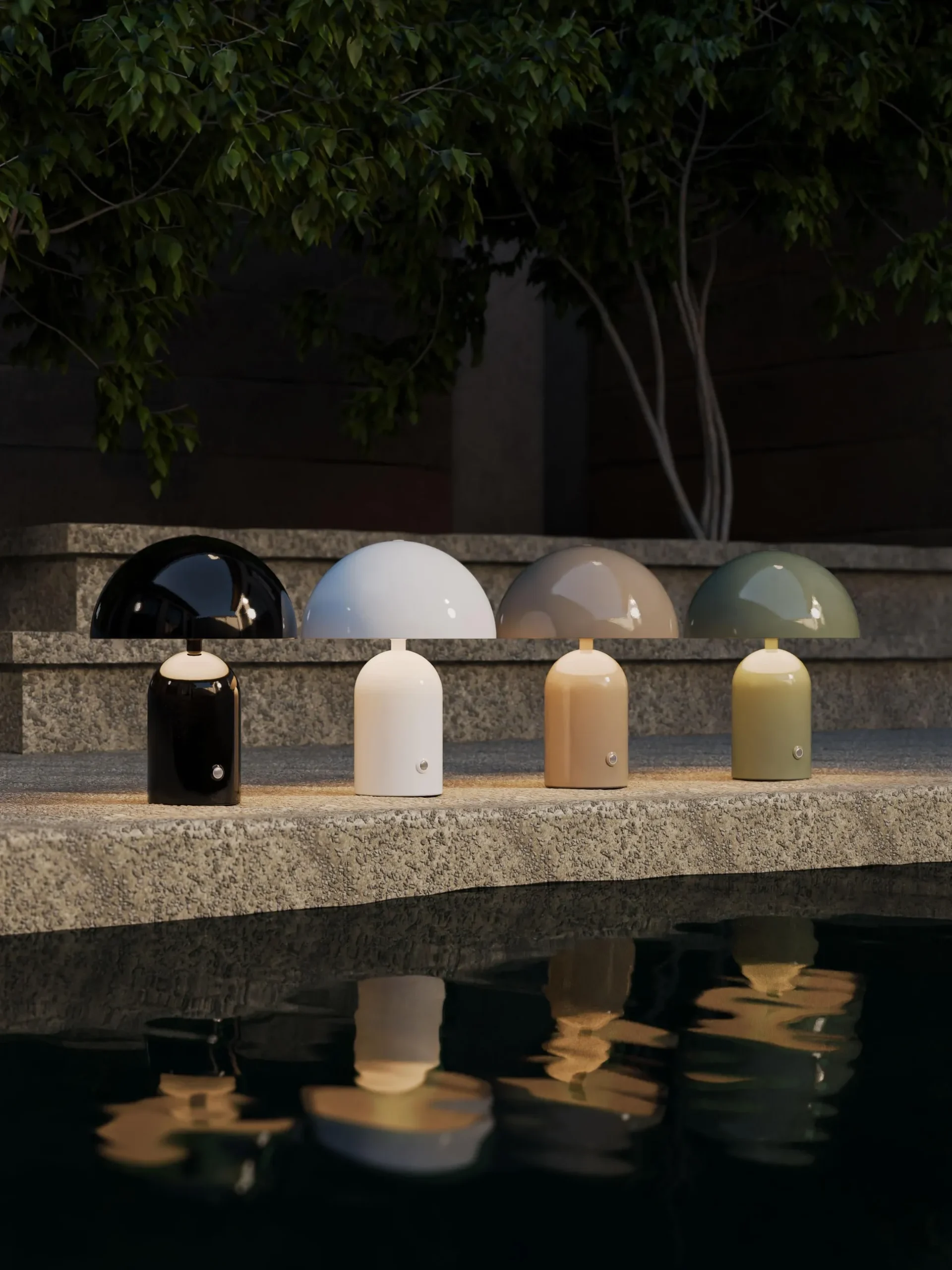 Lampada da tavolo piccola portatile a LED con luce regolabile Walter