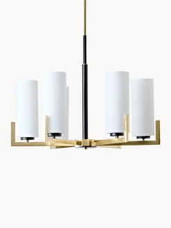 Lampadario grande in vetro Fortano