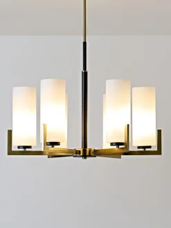 Lampadario grande in vetro Fortano