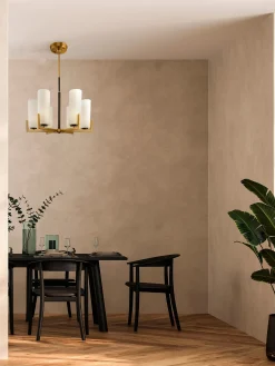 Lampadario grande in vetro Fortano